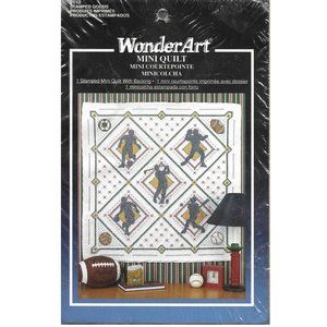 WonderArt Mini Quilt Kit - Stamped